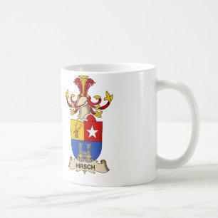 Taza De Café Escudo de la familia de Hirsch