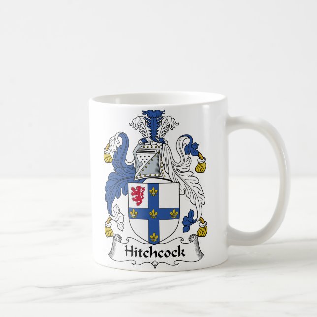 Taza De Café Escudo de la familia de Hitchcock (Derecha)