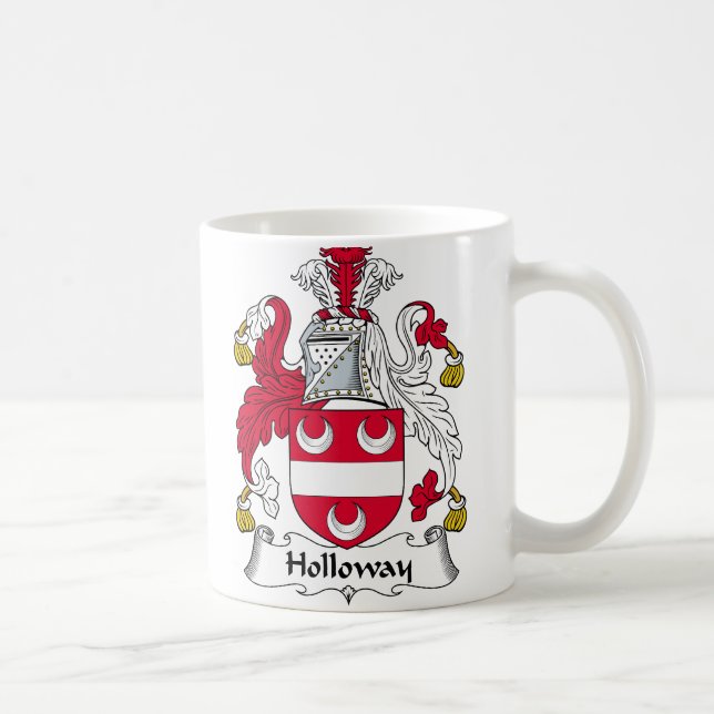 Taza De Café Escudo de la familia de Holloway (Derecha)