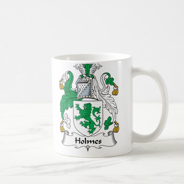 Taza De Café Escudo de la familia de Holmes (Derecha)