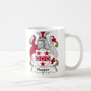 Taza De Café Escudo de la familia de Hooper