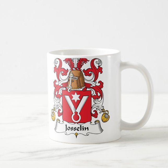 Taza De Café Escudo de la familia de Josselin (Derecha)