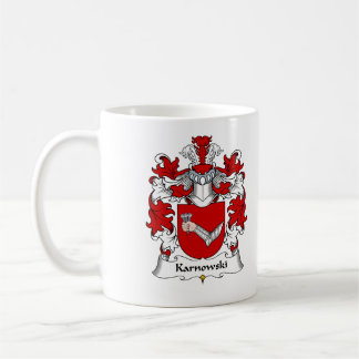 Taza De Café Escudo de la familia de Karnowski