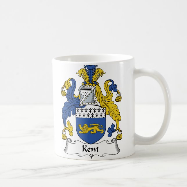 Taza De Café Escudo de la familia de Kent (Derecha)