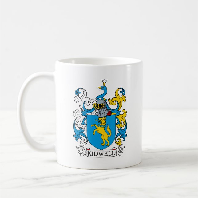 Taza De Café Escudo de la familia de Kidwell (Izquierda)