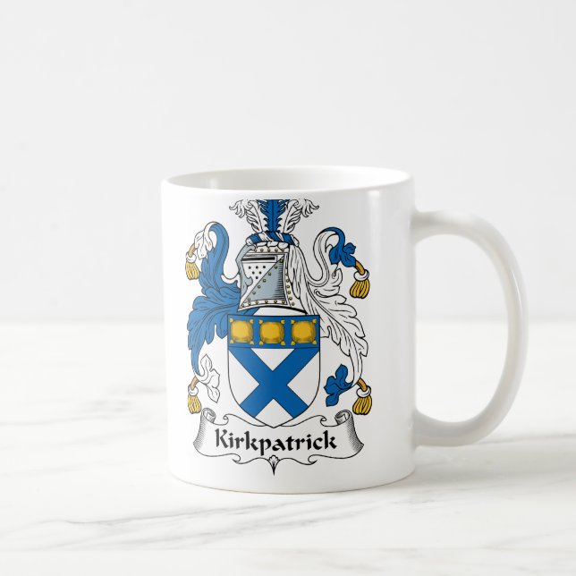 Taza De Café Escudo de la familia de Kirkpatrick (Derecha)