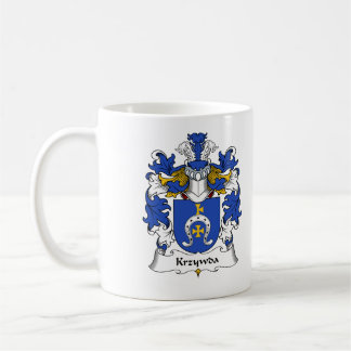Taza De Café Escudo de la familia de Krzywda
