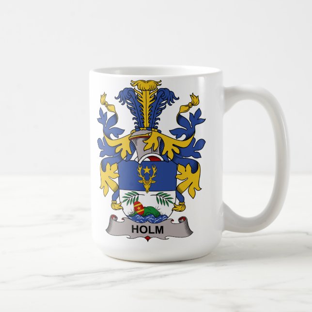 Taza De Café Escudo de la familia de la encina (Derecha)