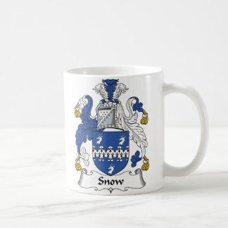 Taza De Café Escudo de la familia de la nieve