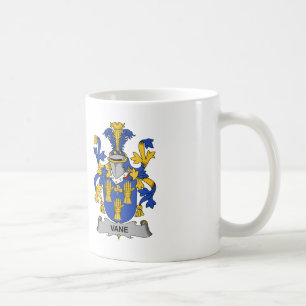 Taza De Café Escudo de la familia de la paleta