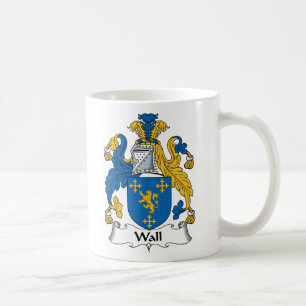 Taza De Café Escudo de la familia de la pared