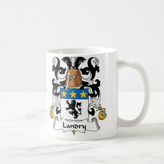 Taza De Café Escudo de la familia de Landry (Derecha)
