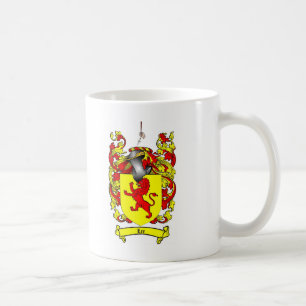 TAZA DE CAFÉ ESCUDO DE LA FAMILIA DE LAS HECES - ESCUDO DE