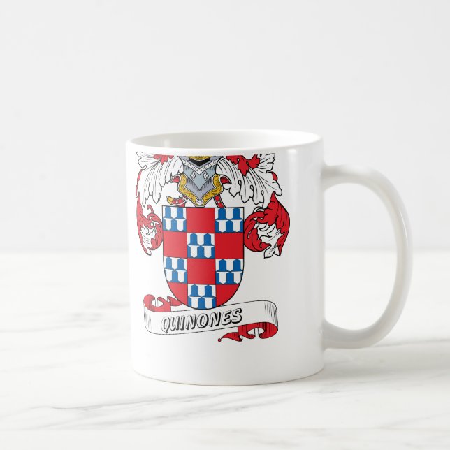 Taza De Café Escudo de la familia de las quinonas (Derecha)