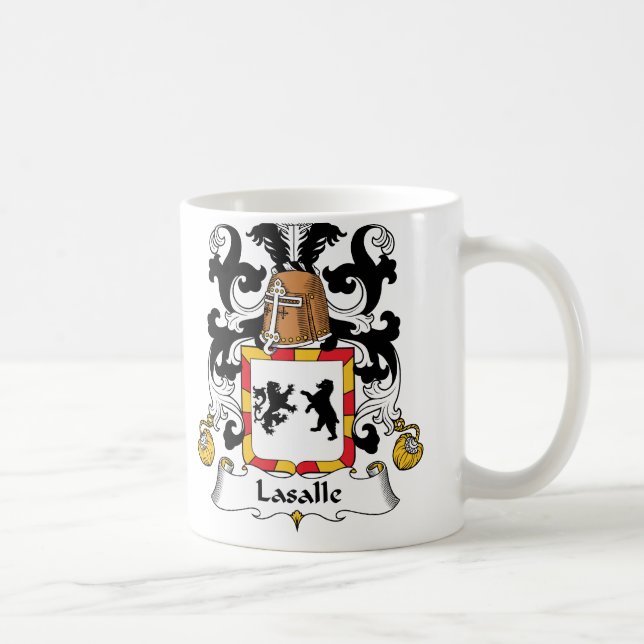 Taza De Café Escudo de la familia de LaSalle (Derecha)