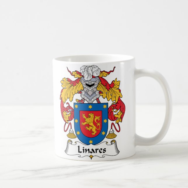 Taza De Café Escudo de la familia de Linares (Derecha)