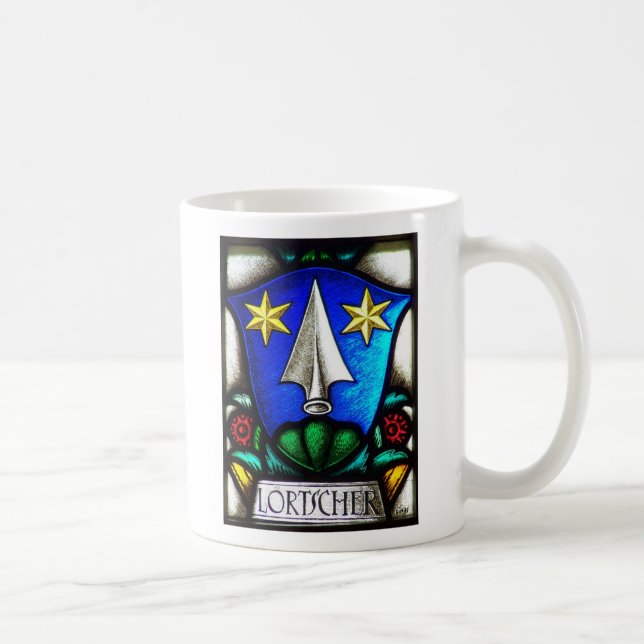 Taza De Café Escudo de la familia de Loertscher (Derecha)