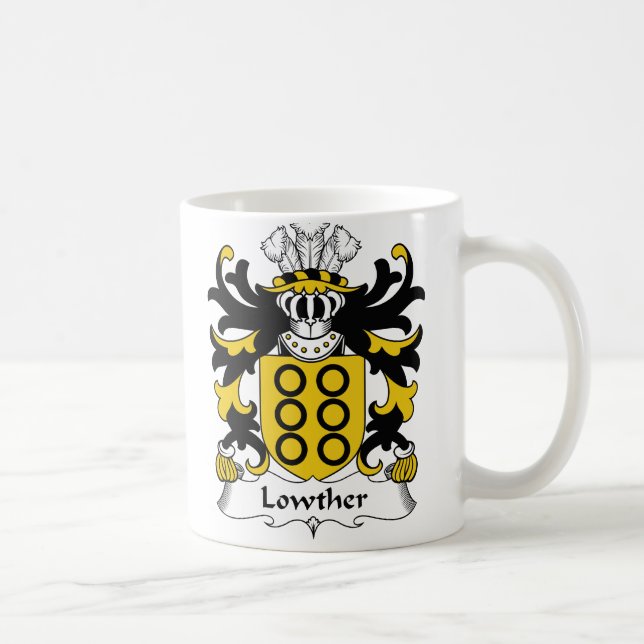 Taza De Café Escudo de la familia de Lowther (Derecha)