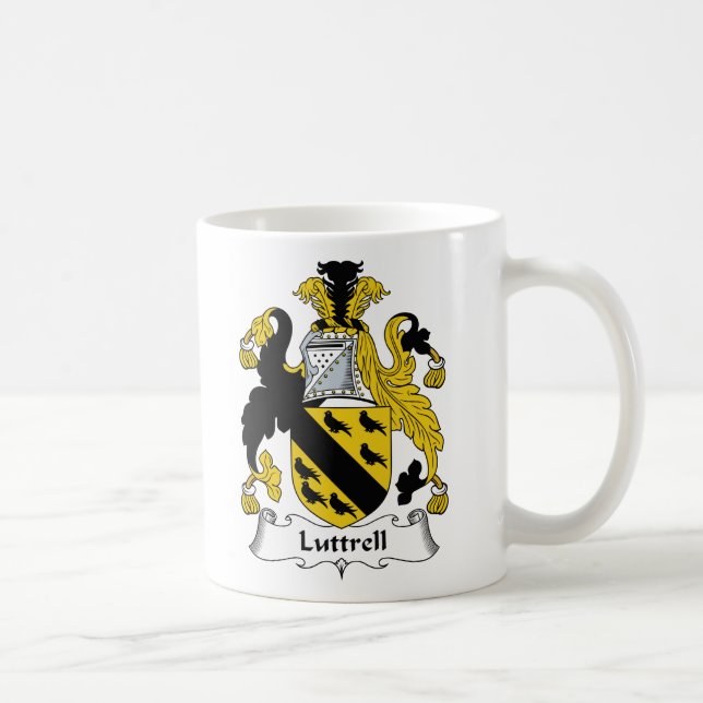 Taza De Café Escudo de la familia de Luttrell (Derecha)