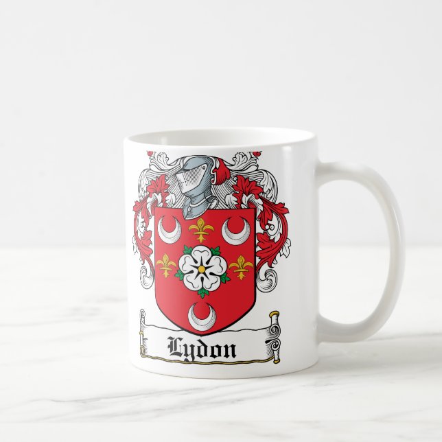 Taza De Café Escudo de la familia de Lydon (Derecha)