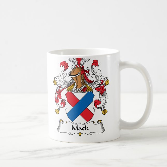 Taza De Café Escudo de la familia de Mack (Derecha)