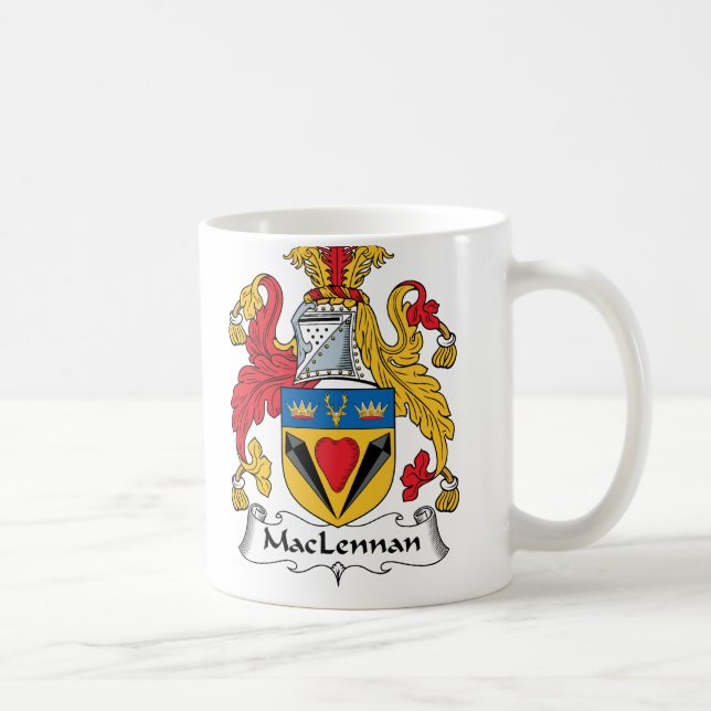 Taza De Café Escudo de la familia de MacLennan (Derecha)