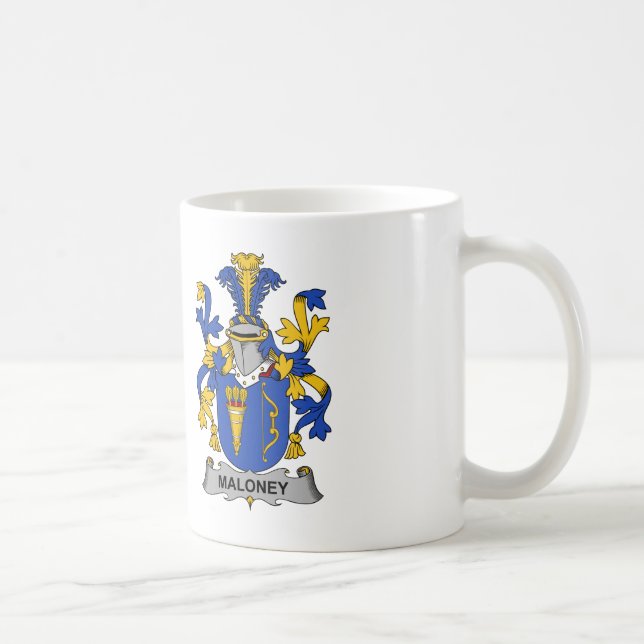 Taza De Café Escudo de la familia de Maloney (Derecha)