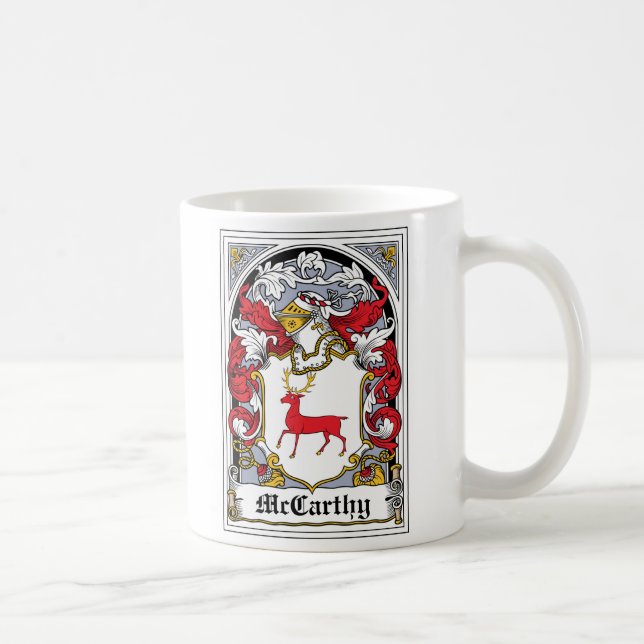 Taza De Café Escudo de la familia de McCarthy (Derecha)