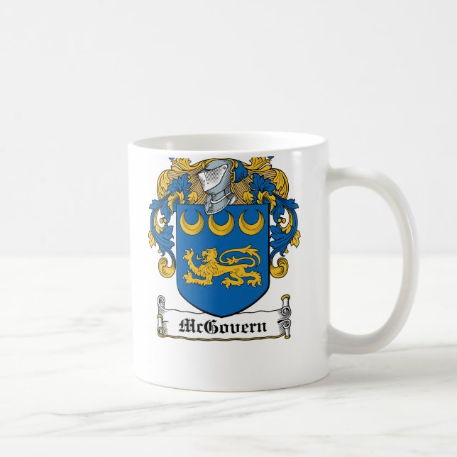 Taza De Café Escudo de la familia de McGovern (Derecha)