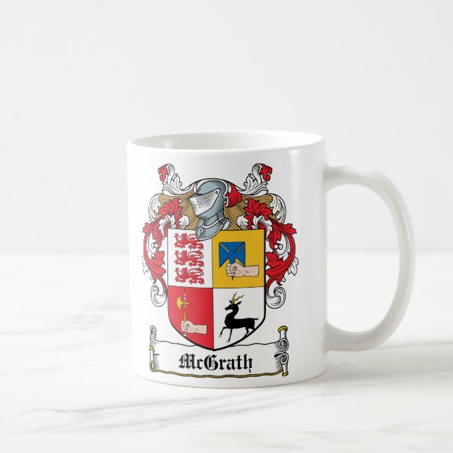 Taza De Café Escudo de la familia de McGrath (Derecha)