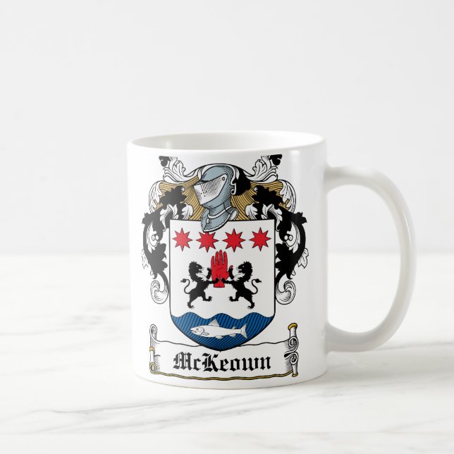 Taza De Café Escudo de la familia de McKeown (Derecha)