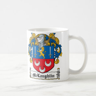 Taza De Café Escudo de la familia de McLaughlin