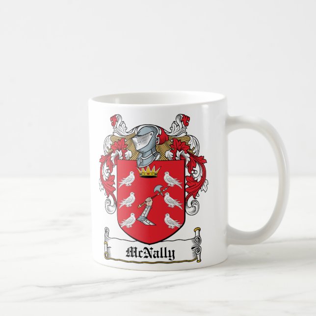 Taza De Café Escudo de la familia de McNally (Derecha)