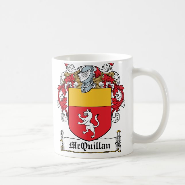 Taza De Café Escudo de la familia de McQuillan (Derecha)