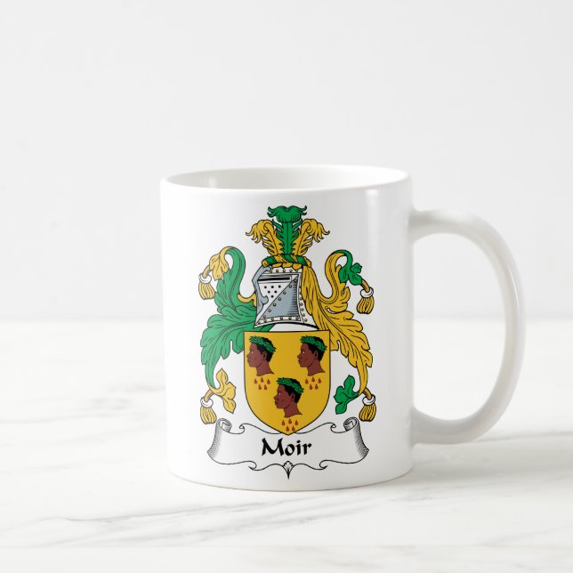 Taza De Café Escudo de la familia de Moir (Derecha)