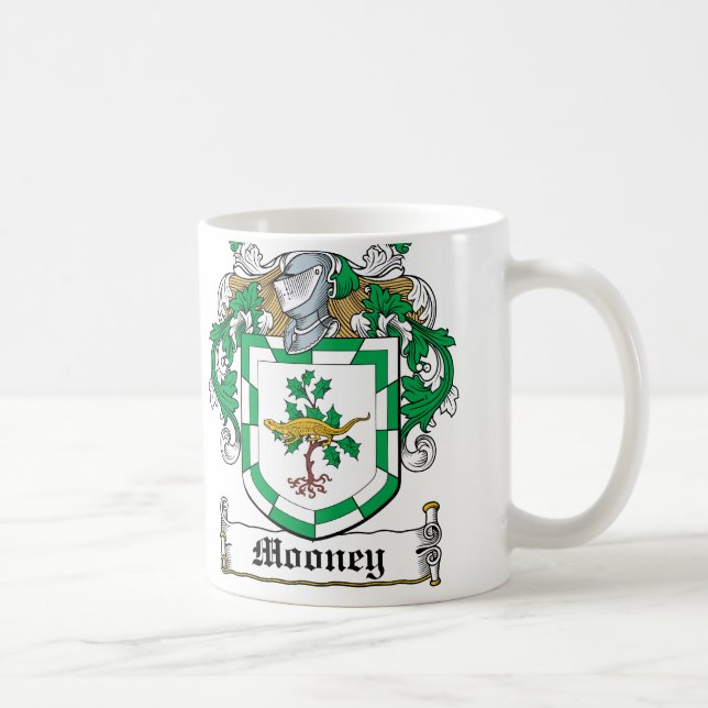 Taza De Café Escudo de la familia de Mooney (Derecha)