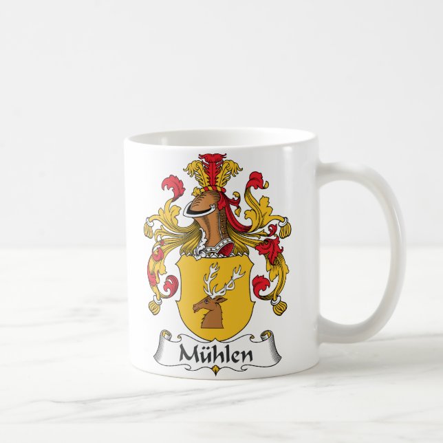 Taza De Café Escudo de la familia de Muhlen (Derecha)