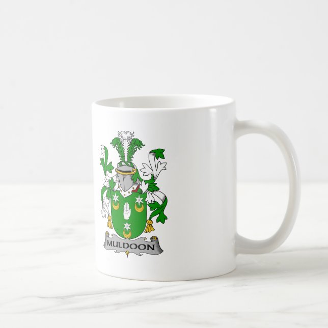 Taza De Café Escudo de la familia de Muldoon (Derecha)