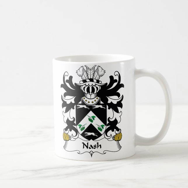 Taza De Café Escudo de la familia de Nash (Derecha)
