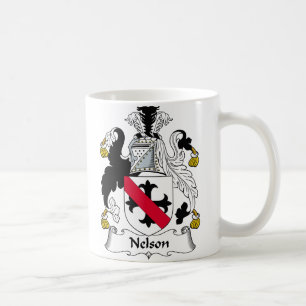 Taza De Café Escudo de la familia de Nelson