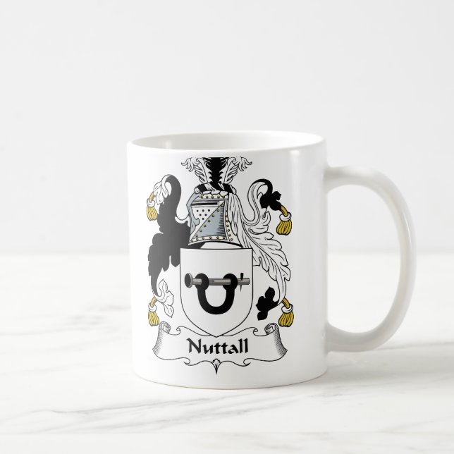 Taza De Café Escudo de la familia de Nuttall (Derecha)