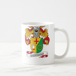 Taza De Café Escudo de la familia de Obregon
