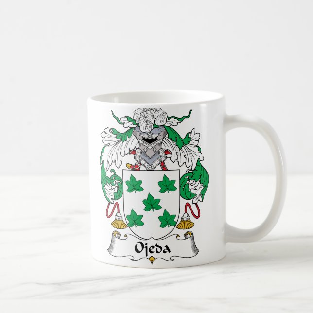 Taza De Café Escudo de la familia de Ojeda (Derecha)
