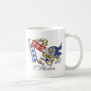 Taza De Café Escudo de la familia de O'Phelan