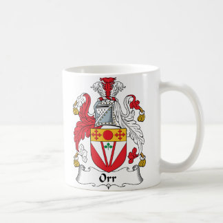 Taza De Café Escudo de la familia de Orr