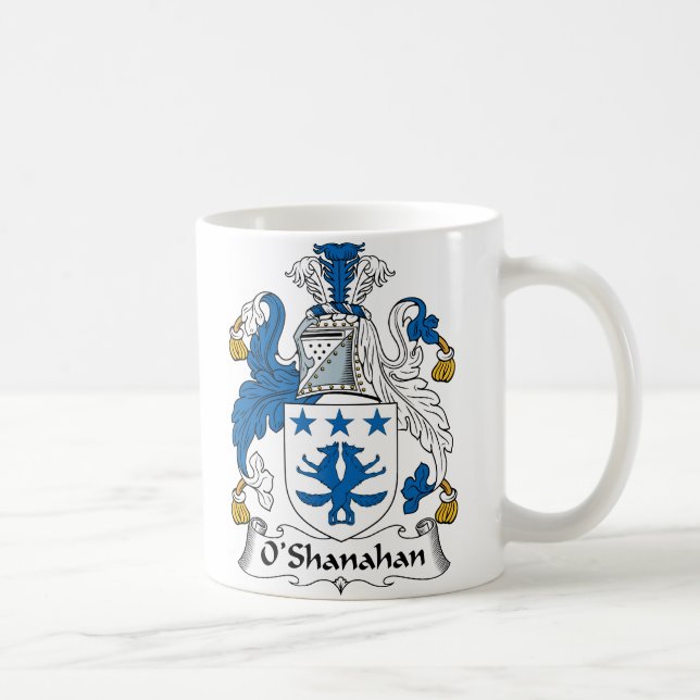 Taza De Café Escudo de la familia de O'Shanahan (Derecha)