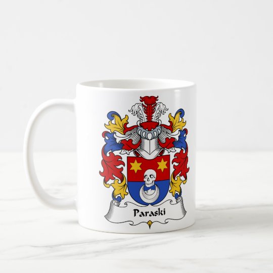 Taza De Café Escudo de la familia de Paraski