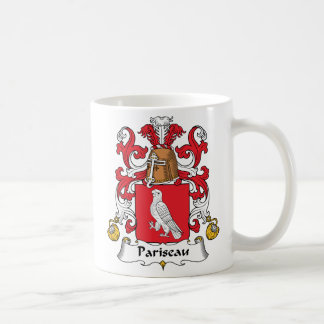 Taza De Café Escudo de la familia de Pariseau