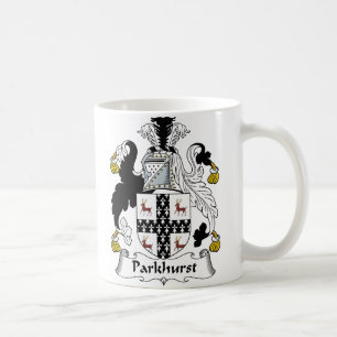 Taza De Café Escudo de la familia de Parkhurst