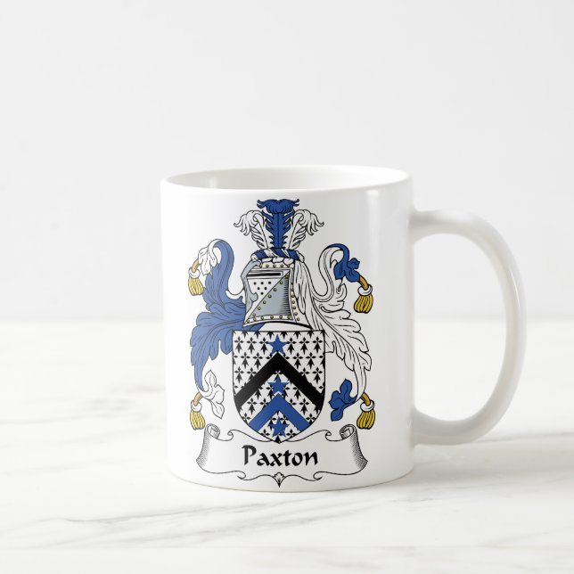 Taza De Café Escudo de la familia de Paxton (Derecha)